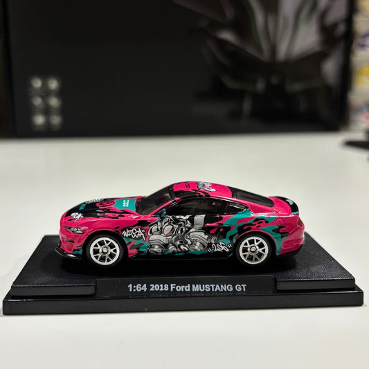 Ford Mustang GT 1:64 Official Die-Cast Scale Model Car by CCA (with Acrylic Box)