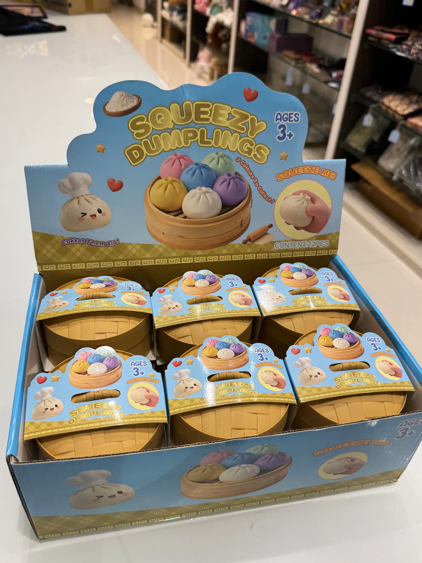 Squeezy Dumplings Squishy Fidget Toy