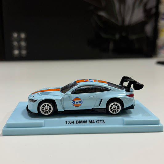 BMW M4 GT3 1:64 Official Die-Cast Scale Model Car by Burago (with Acrylic Box)