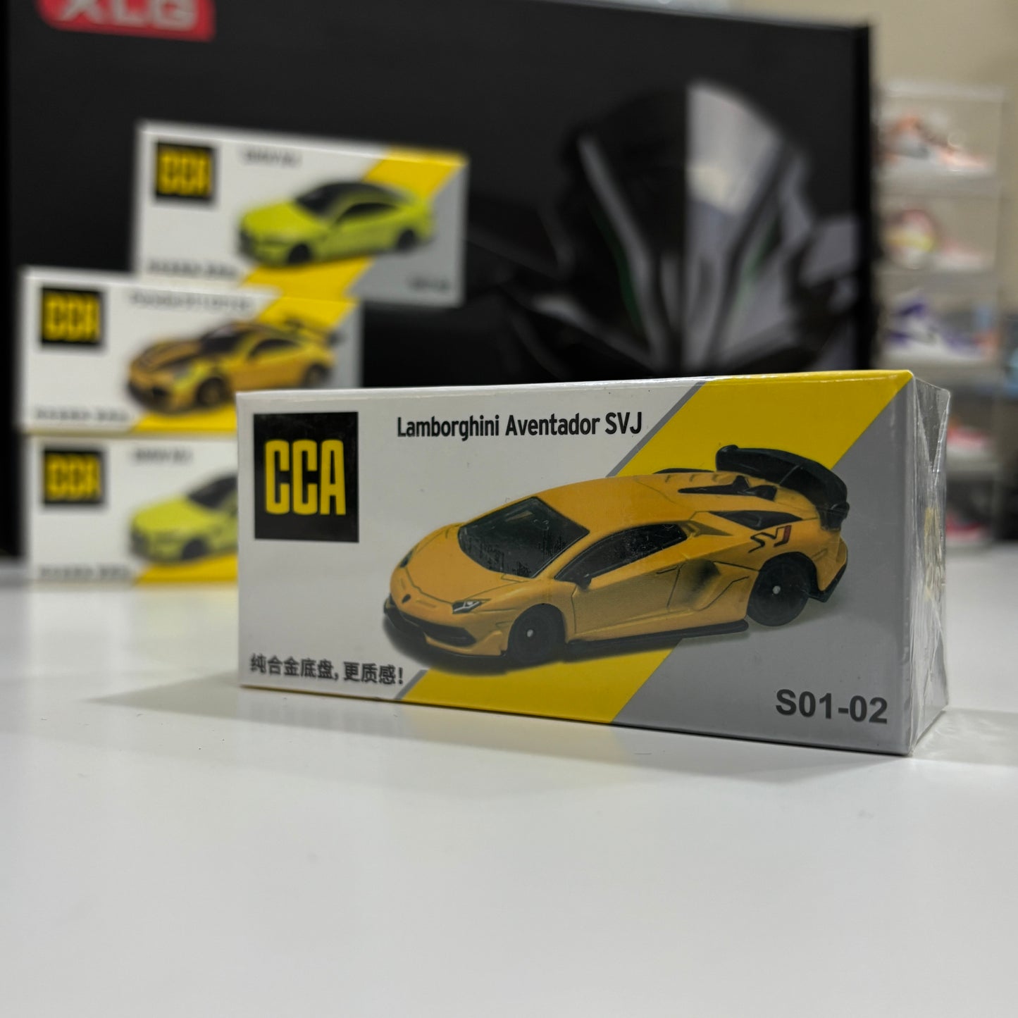 Lamborghini Aventador SVJ 1:60 Official Die-Cast Scale Model Car by CCA