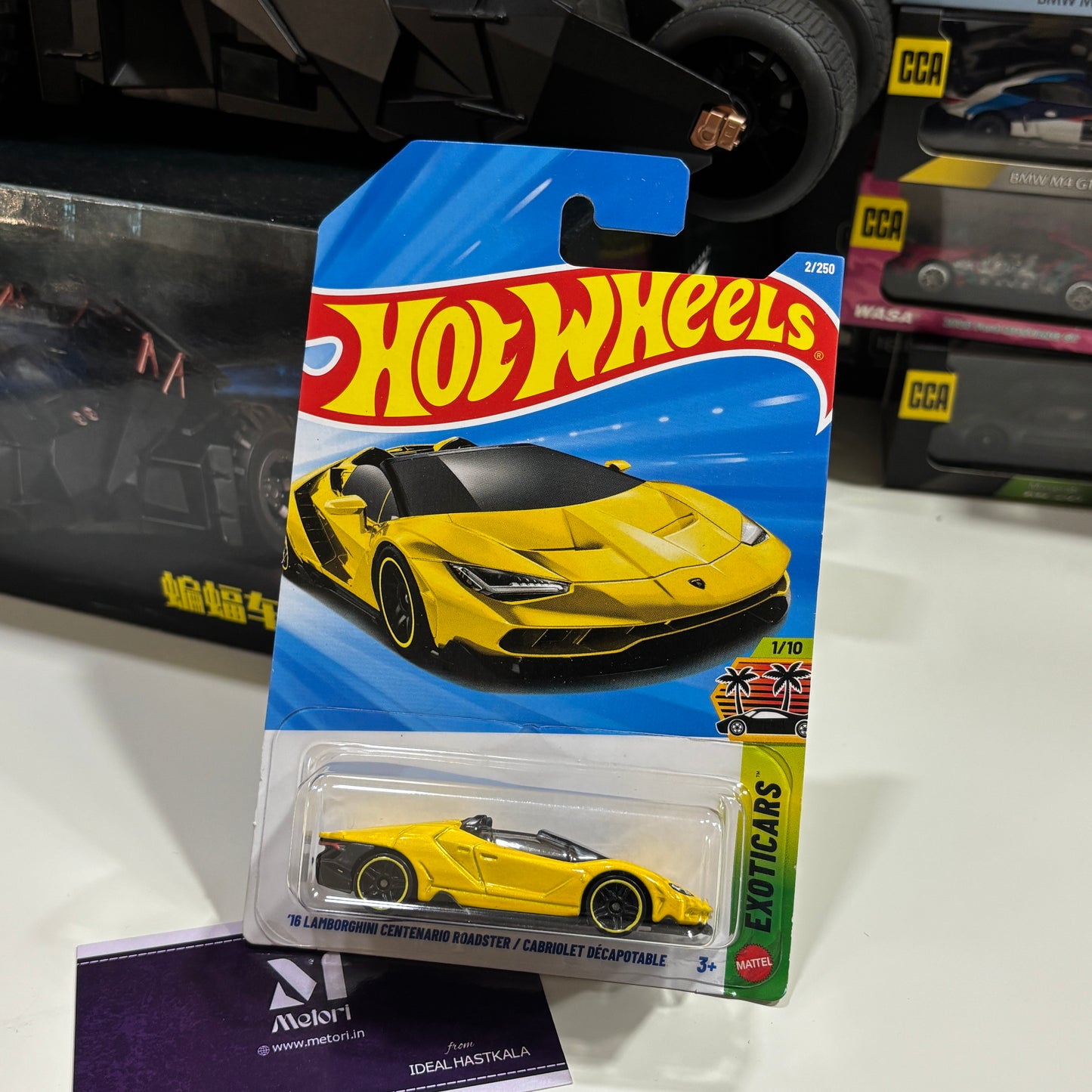 Hot Wheels 2016 Lamborghini Centenario Roadster Exoticars 2026