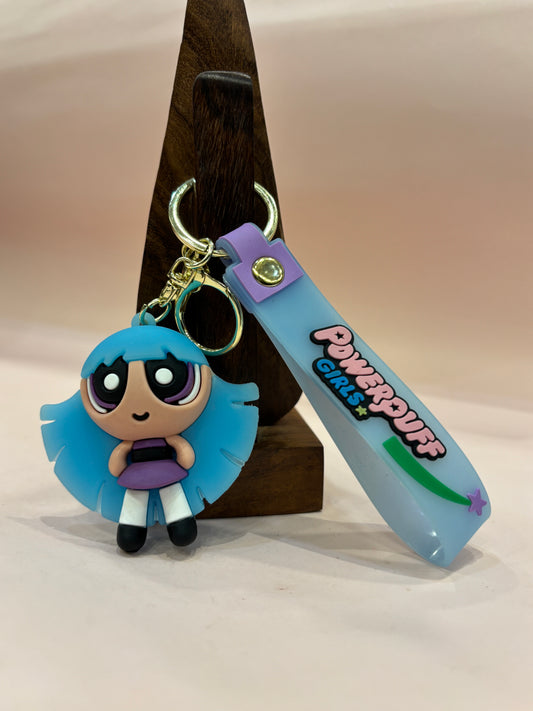 Power Puff Girls SIlicon Keychains