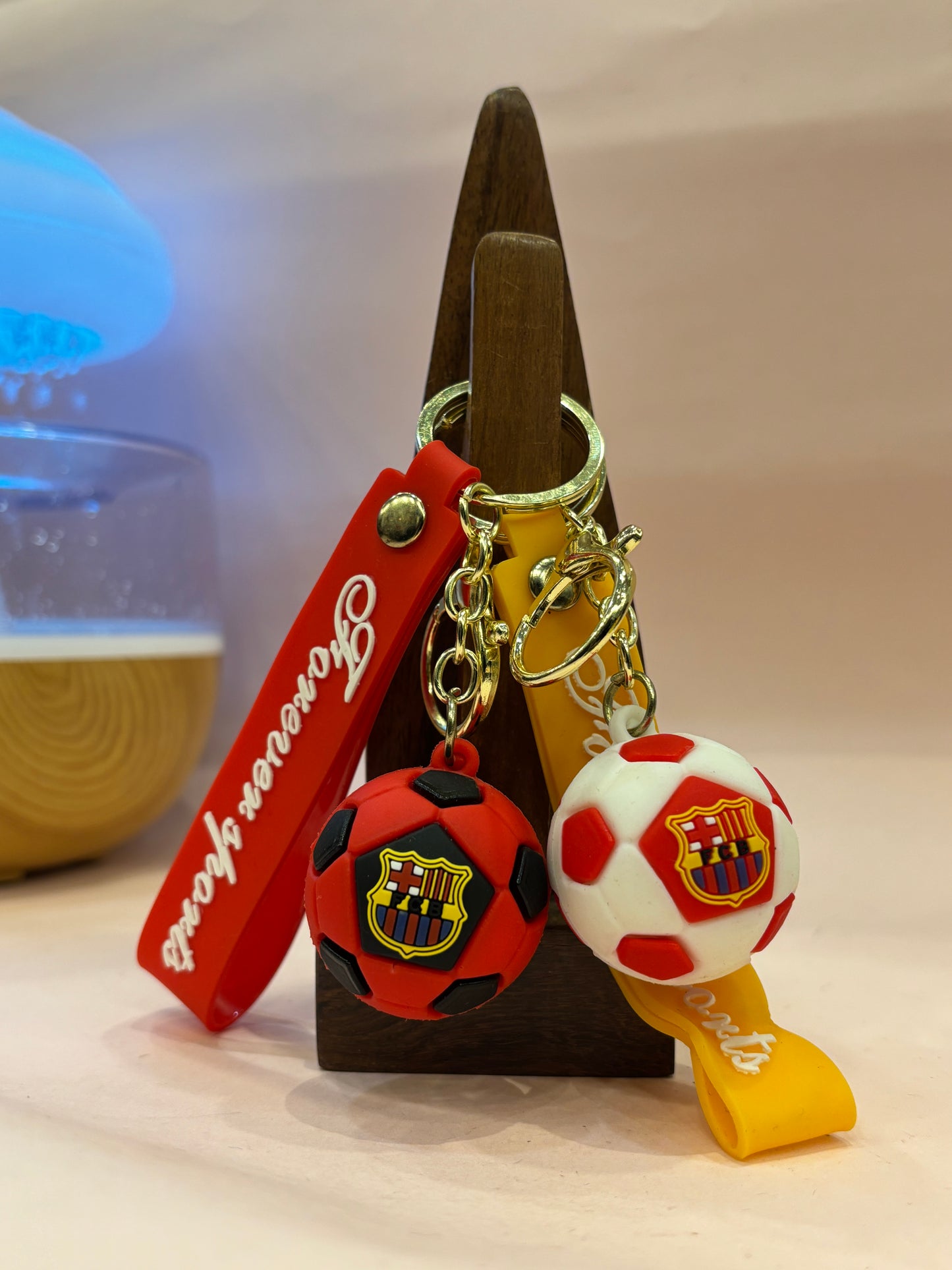 Football Silicon Keychain