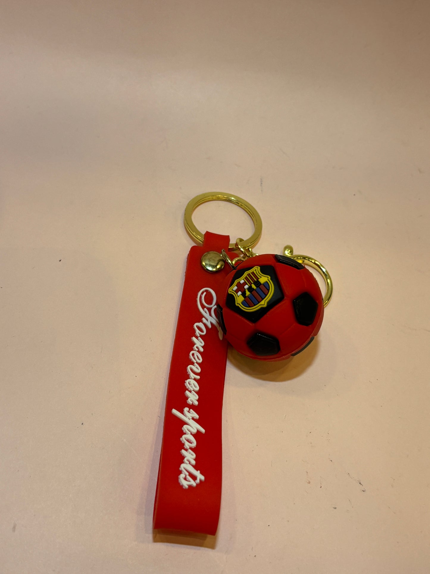 Football Silicon Keychain