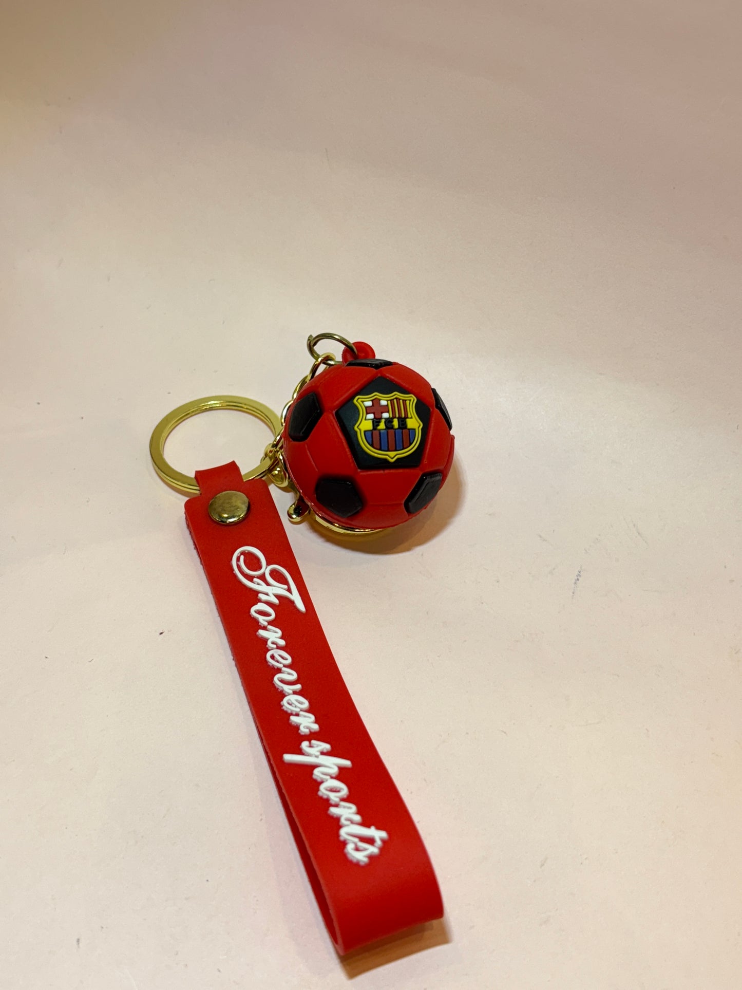 Football Silicon Keychain