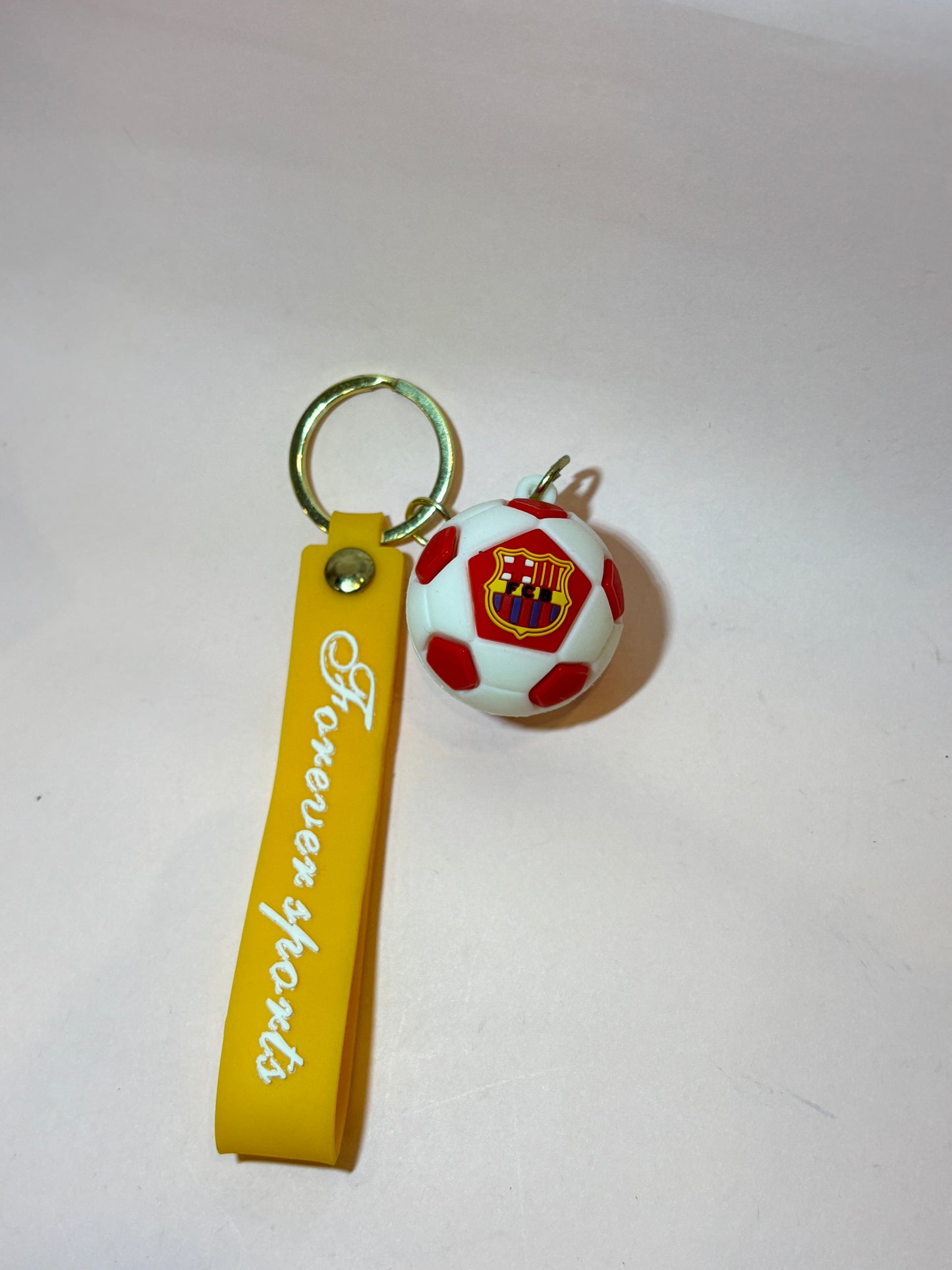 Football Silicon Keychain