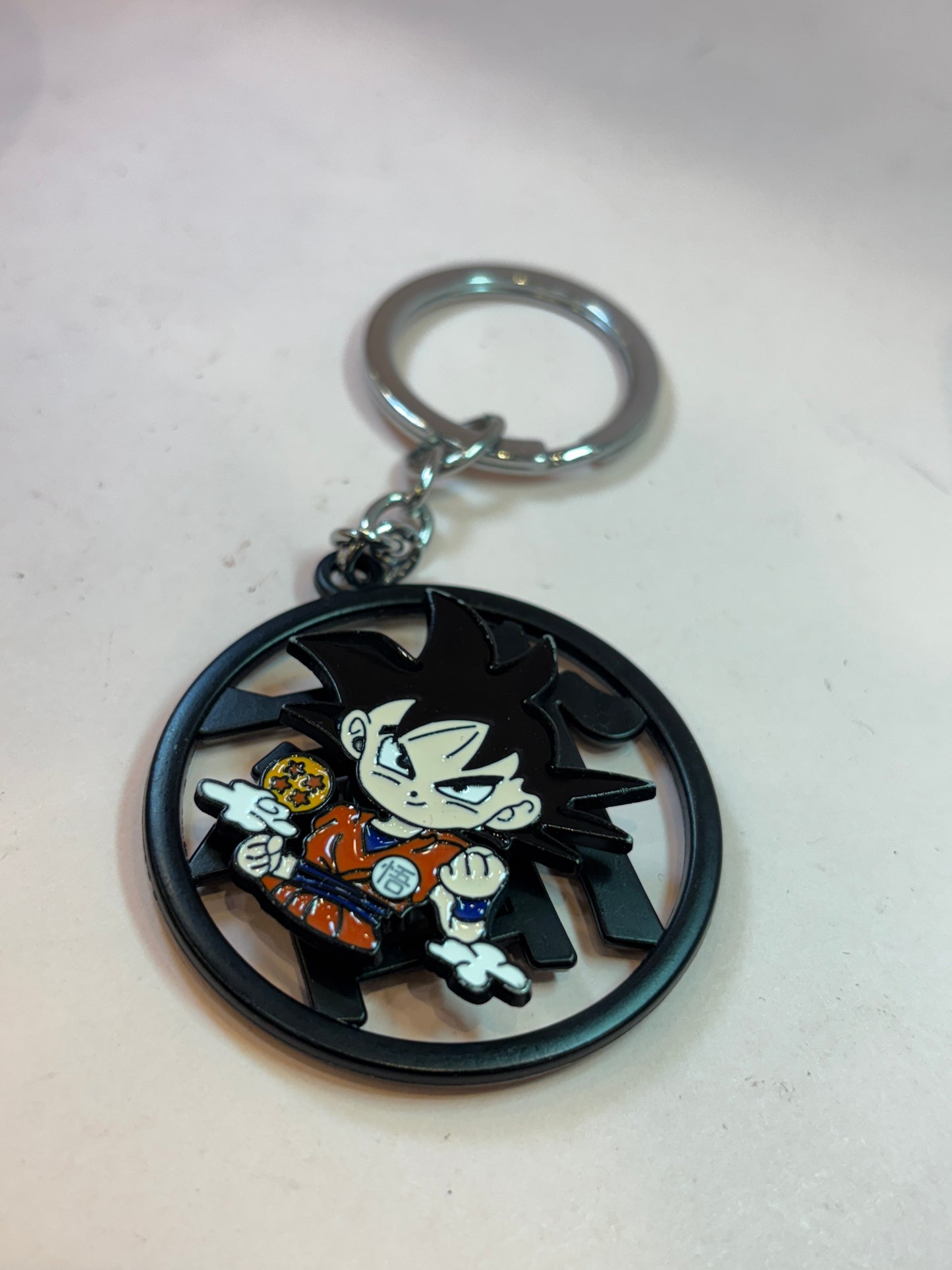 Goku Spinning Keychain