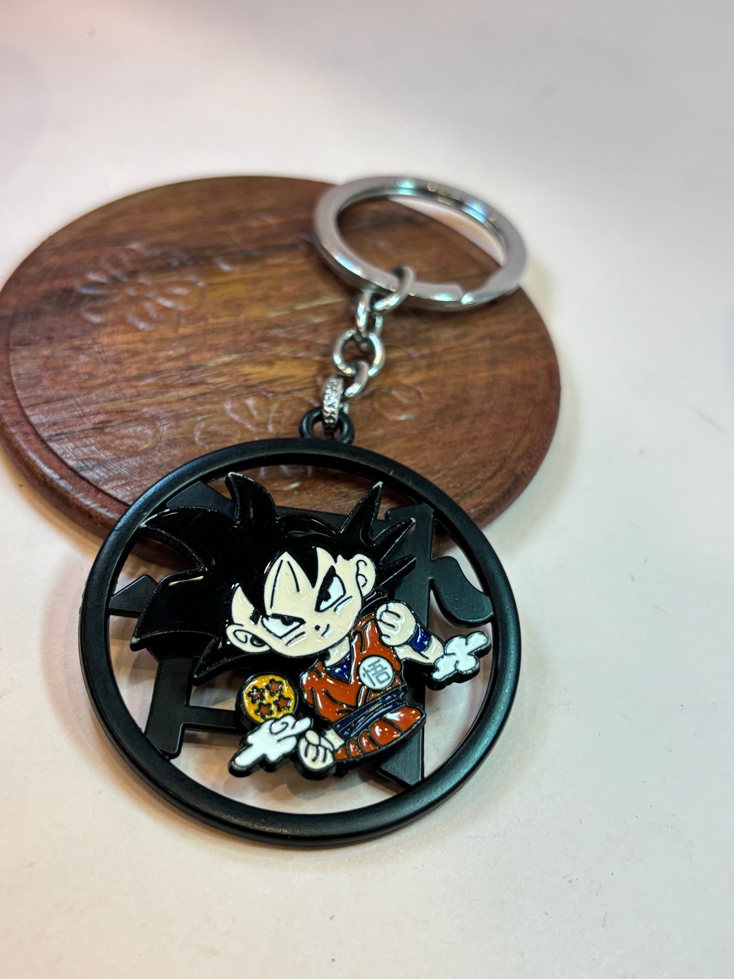 Goku Spinning Keychain