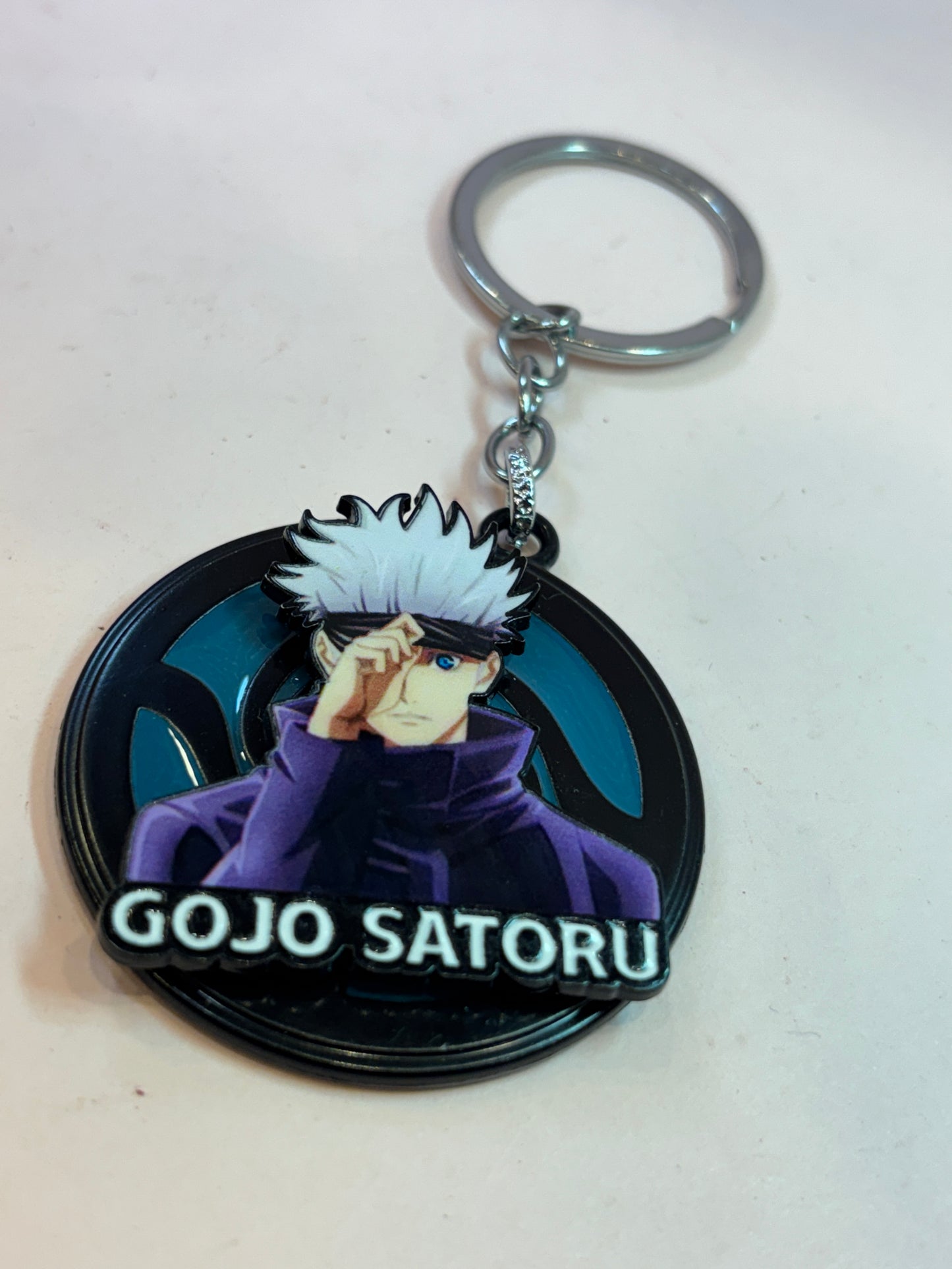 Gojo Satoru Spinning Keychain