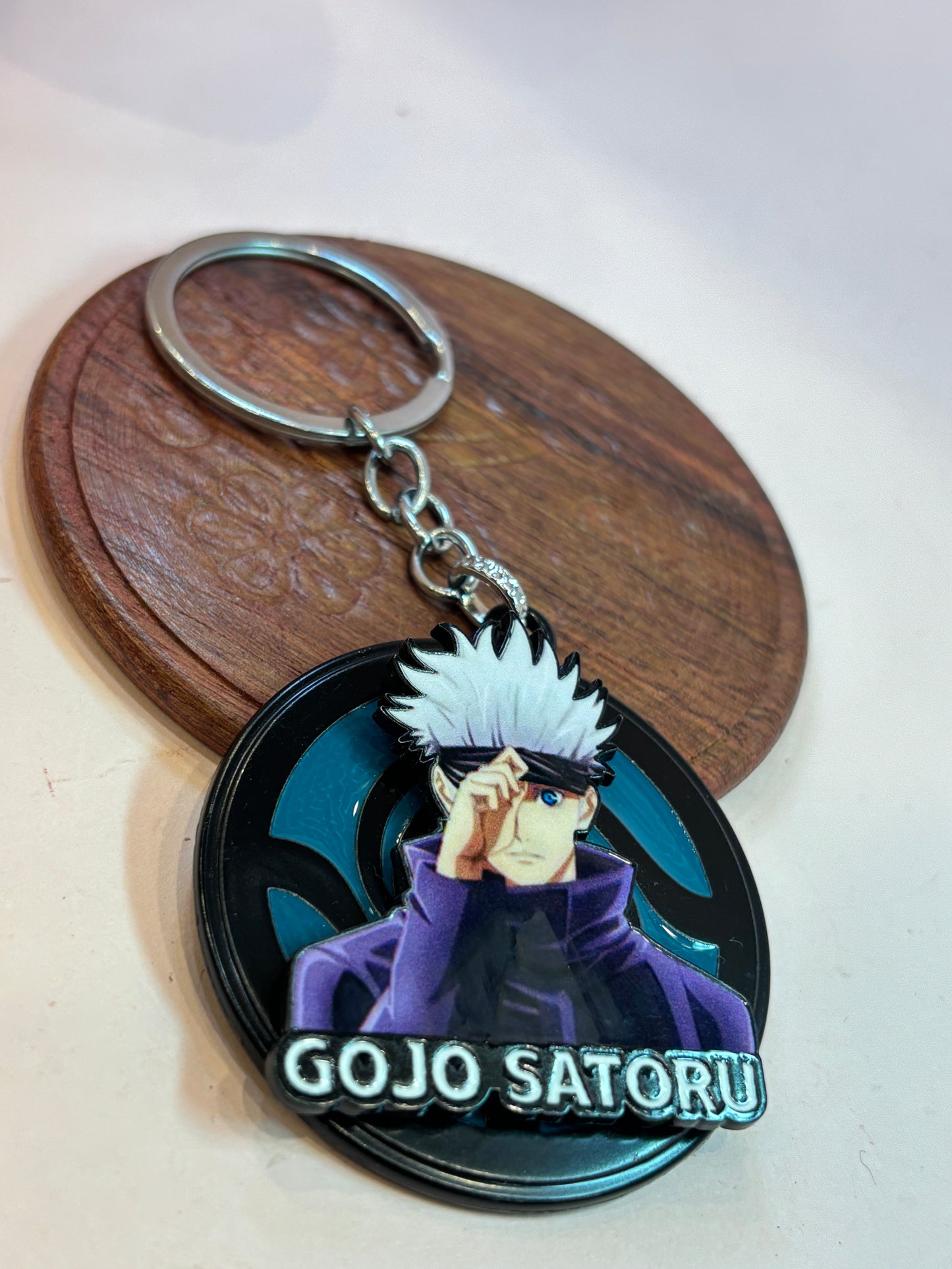 Gojo Satoru Spinning Keychain