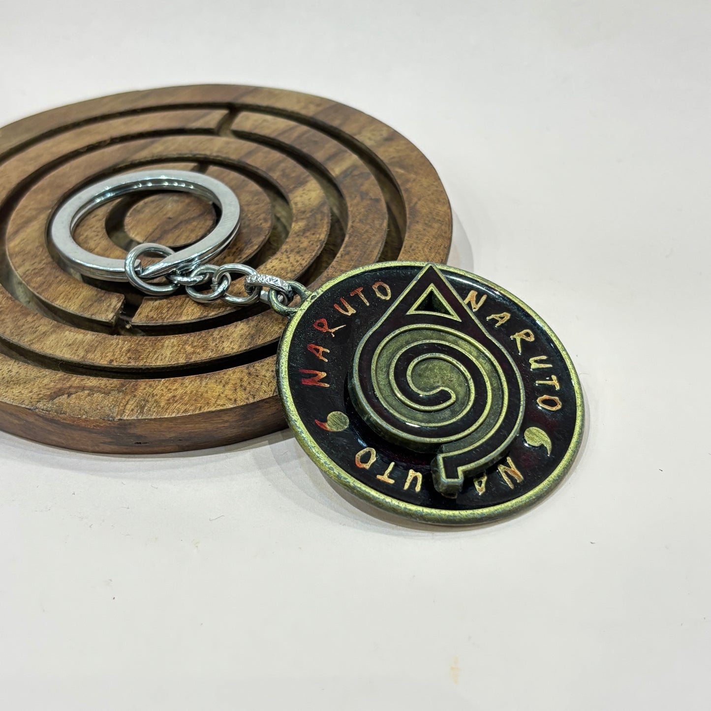 Naruto Weapons Spinning Keychains Collection