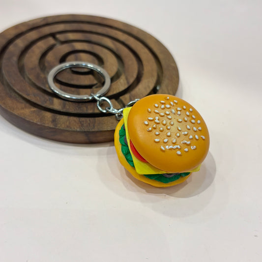 Burger Keychain