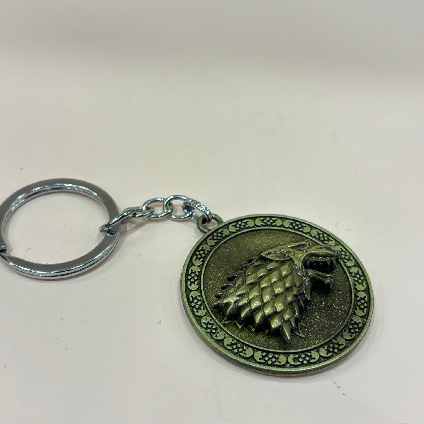 Game of Thrones House Stark Emblem Keychain
