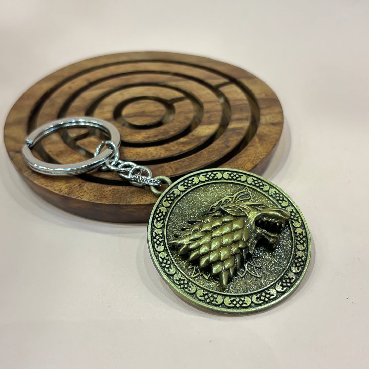 Game of Thrones House Stark Emblem Keychain