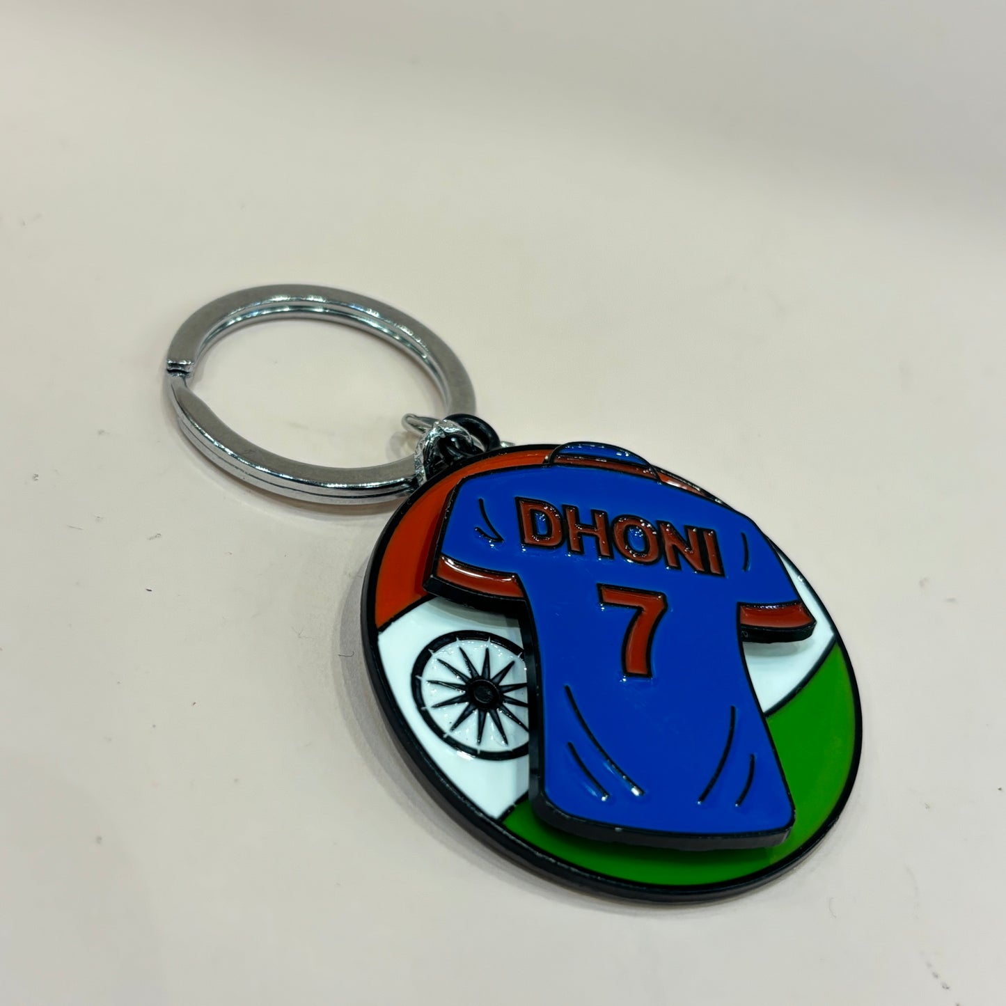 Dhoni Spinning Keychain