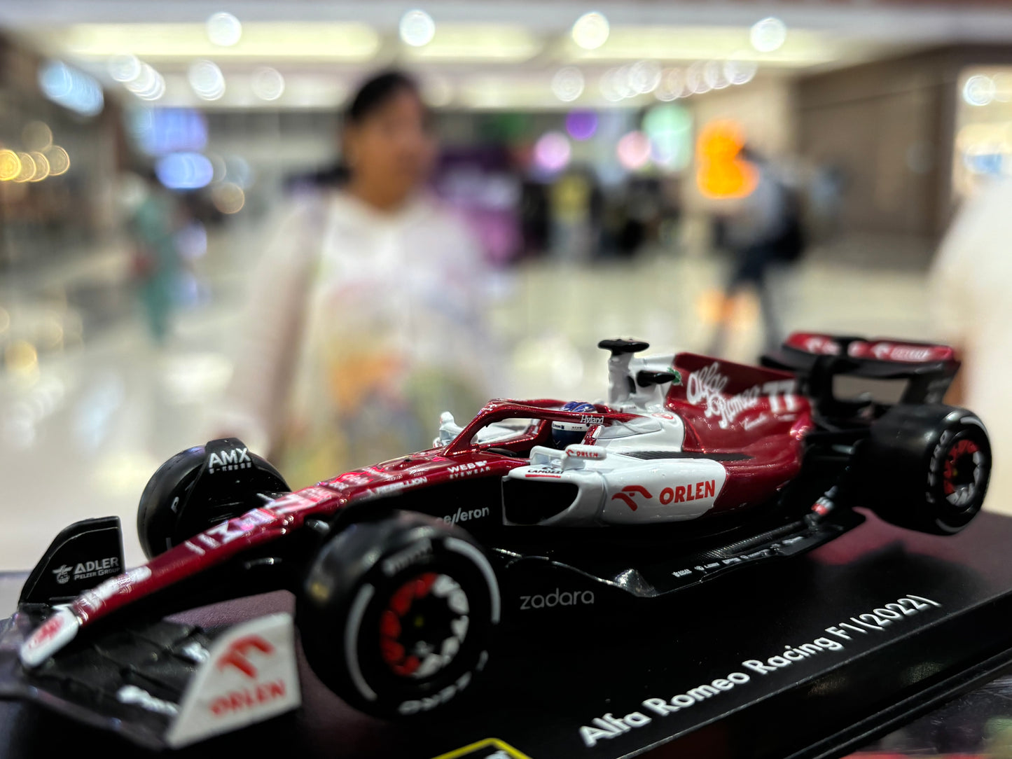 Alfa Romeo Racing F1 Official Miniature Car by Bburago