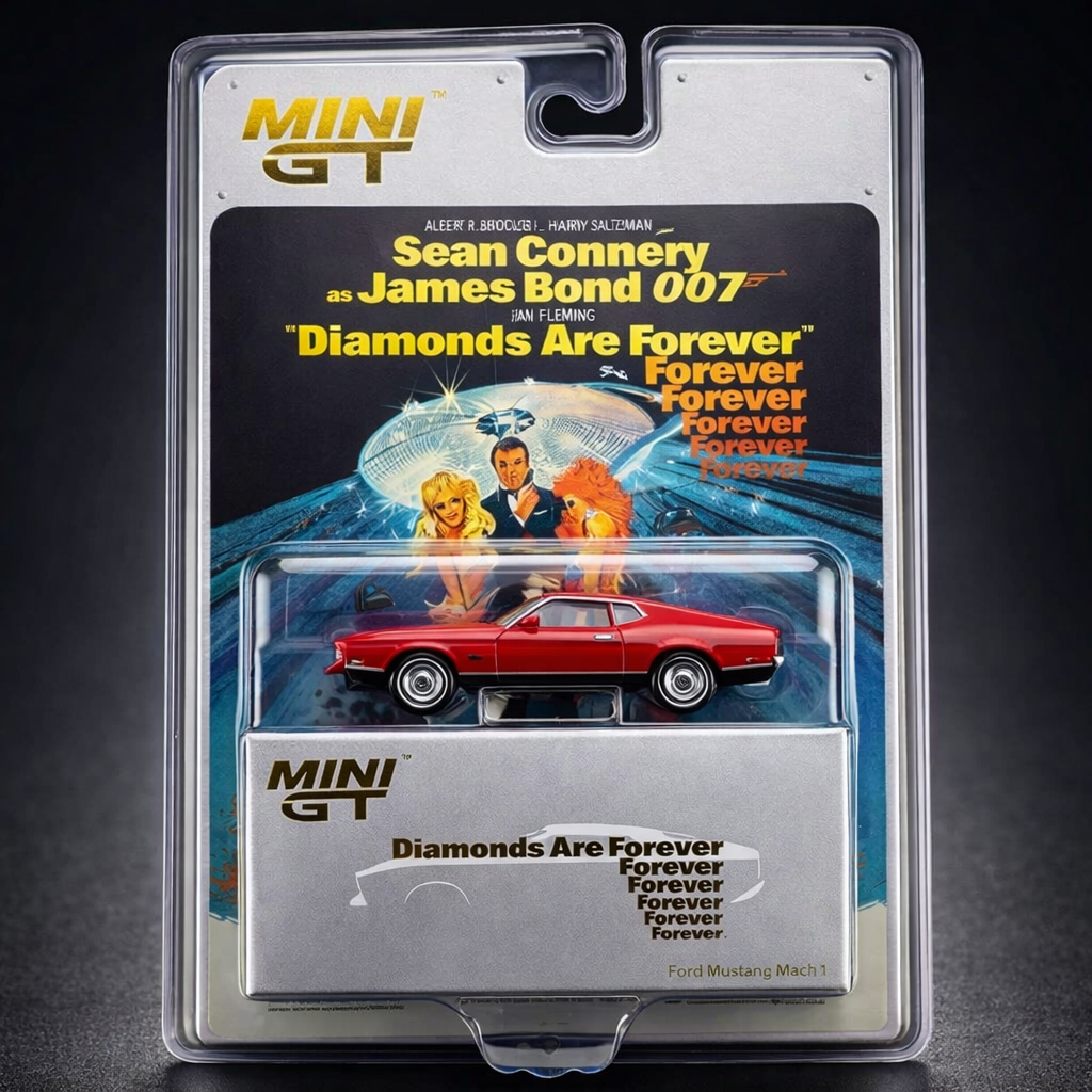 James Bond 007 Ford Mustang Mach 1 Official Model Car by Mini GT