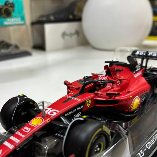 F1 Ferrari Official die cast car 1/24 Scale with Acrylic Case