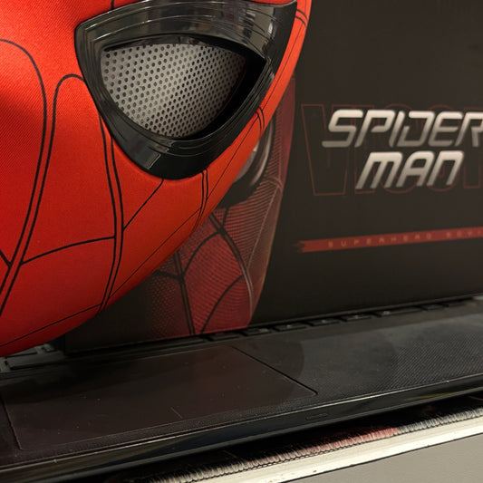 Spider-Man Mask with Moving Eye Lenses