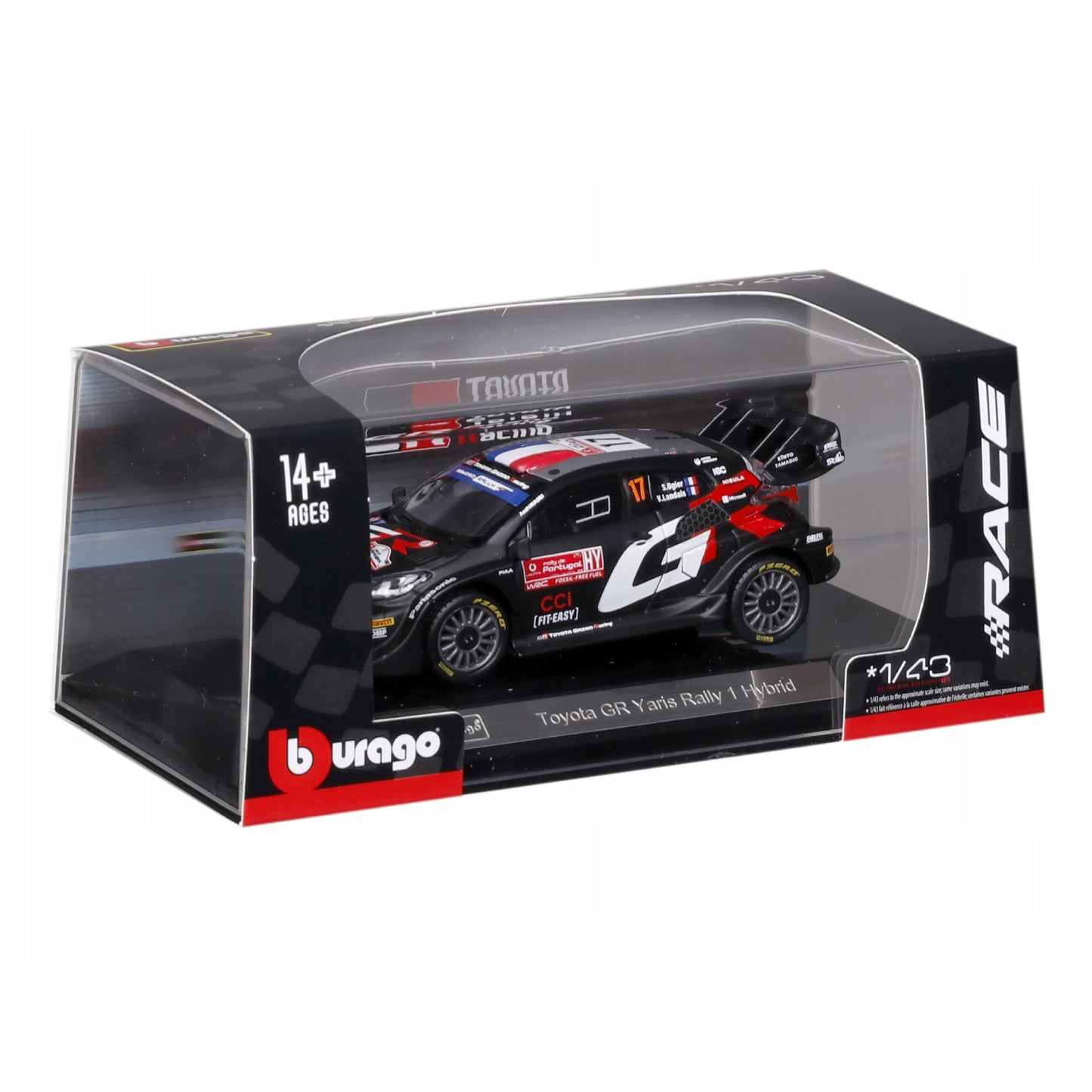 Bburago 1:43 2024 Toyota GR Yaris Rally1 Hybrid