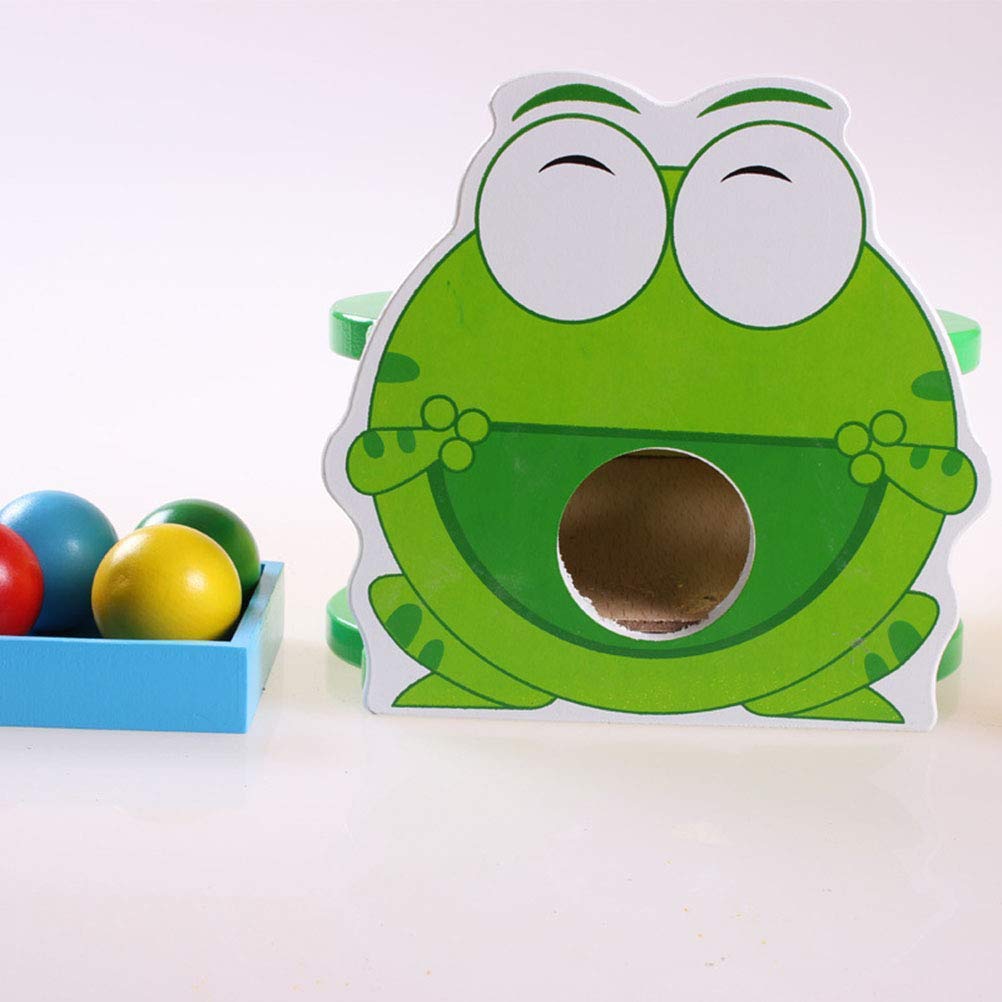 Wooden Hammer and Peg Toy Frog