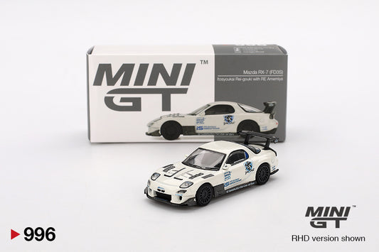 MiniGT 1:64 Mazda RX-7 (FD3S) Itosyoukai Rei-gouki with RE Amemiya Diecast Model
