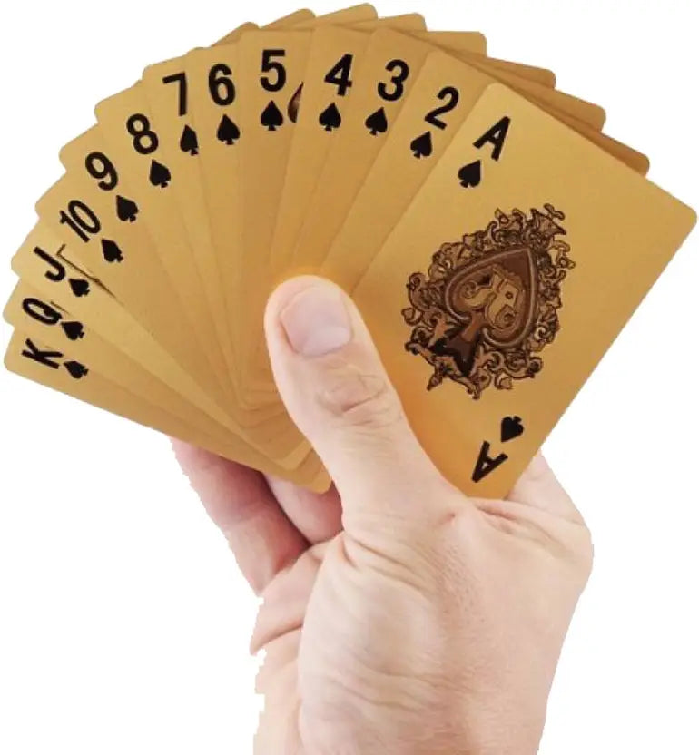 Playing cards SIL/Gold