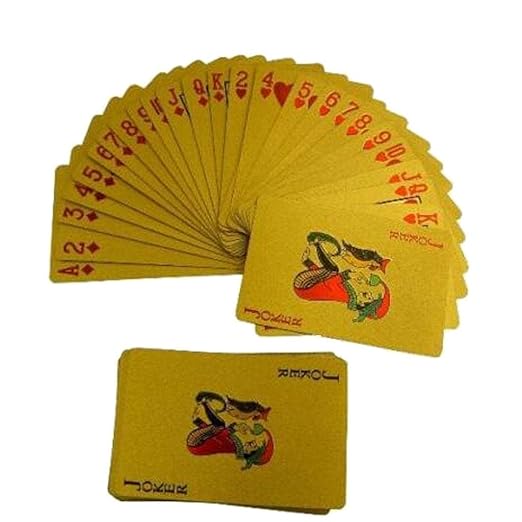 Playing cards SIL/Gold