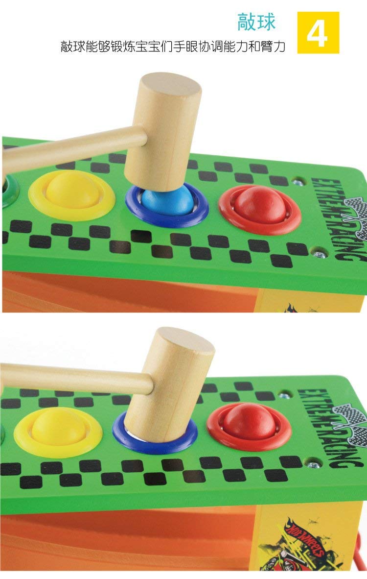Wooden Giant Race Track Car Puzzle