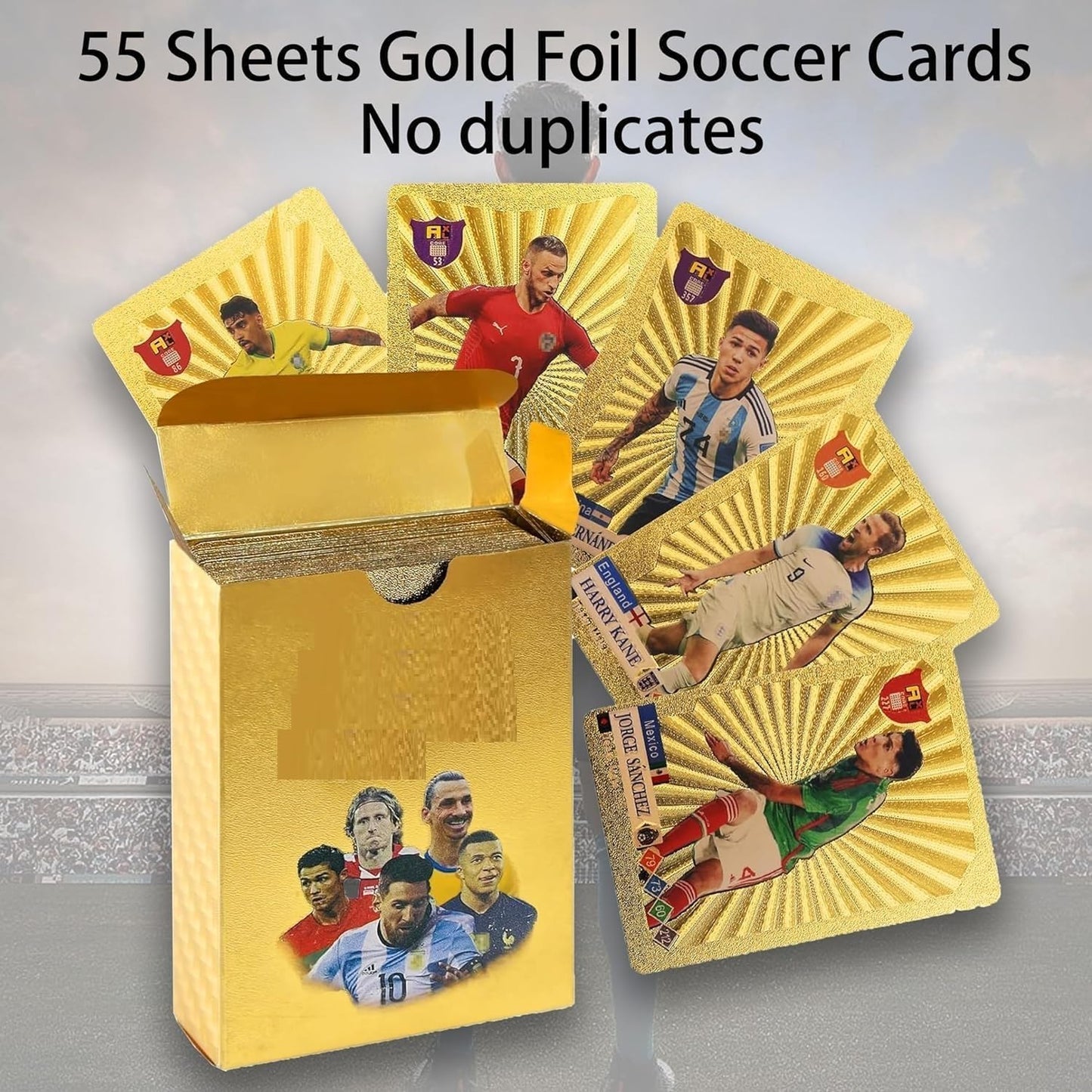 Football Star 55 Gold/Silver Cards