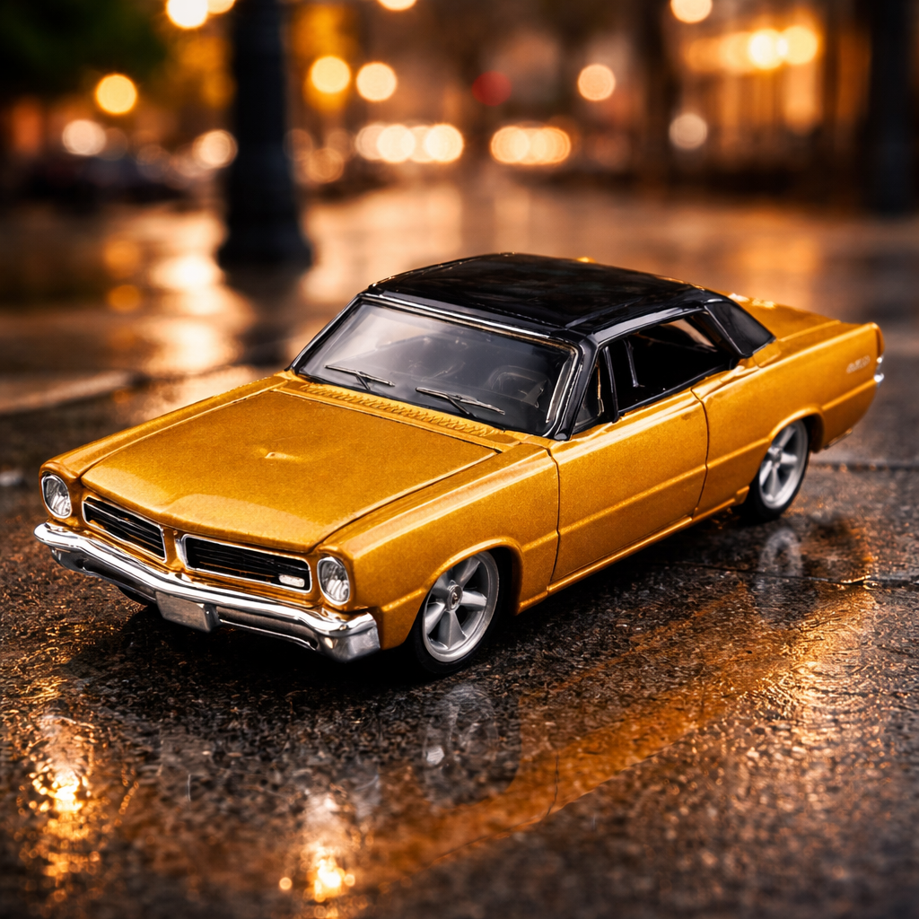 1965 Pontiac GTO Offcial 1:64 Scale Model Car by Bburago