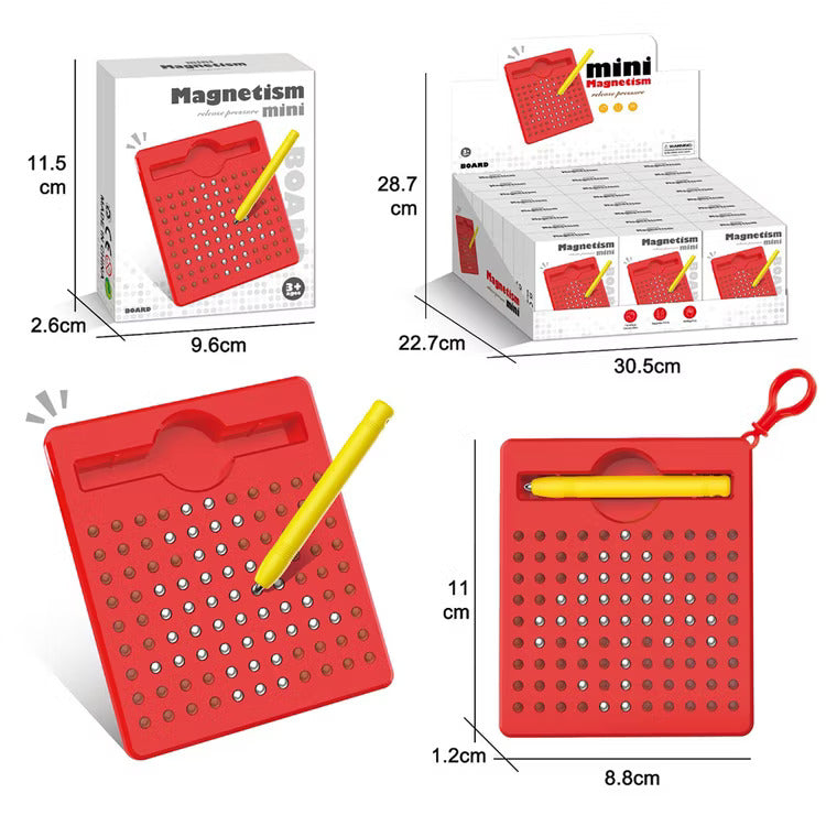 Magnetic Drawing Board Toys with Pen & Beads