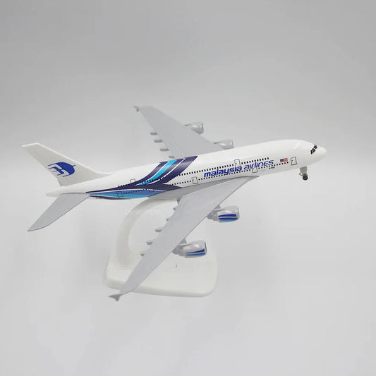 Malaysia Airlines Airbus A380 1:200 Scale Diecast Airplane Model (20cm)
