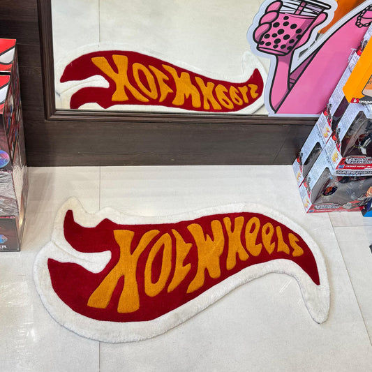Hot Wheels Logo Rug