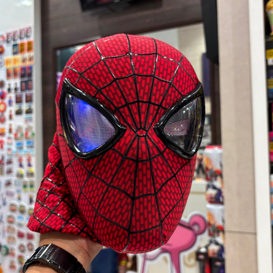 Ultimate Spider-Man Fan Bundle: Remote-Controlled LED Mask & Graphic Tee