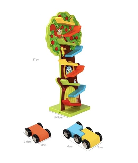 Squirrel Taxiway Kids Educational Toy Car Taxi Wooden Toy