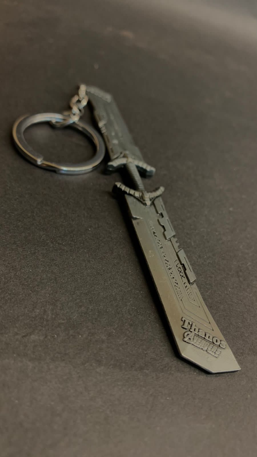 Thanos' Double-Edged Sword Keychain