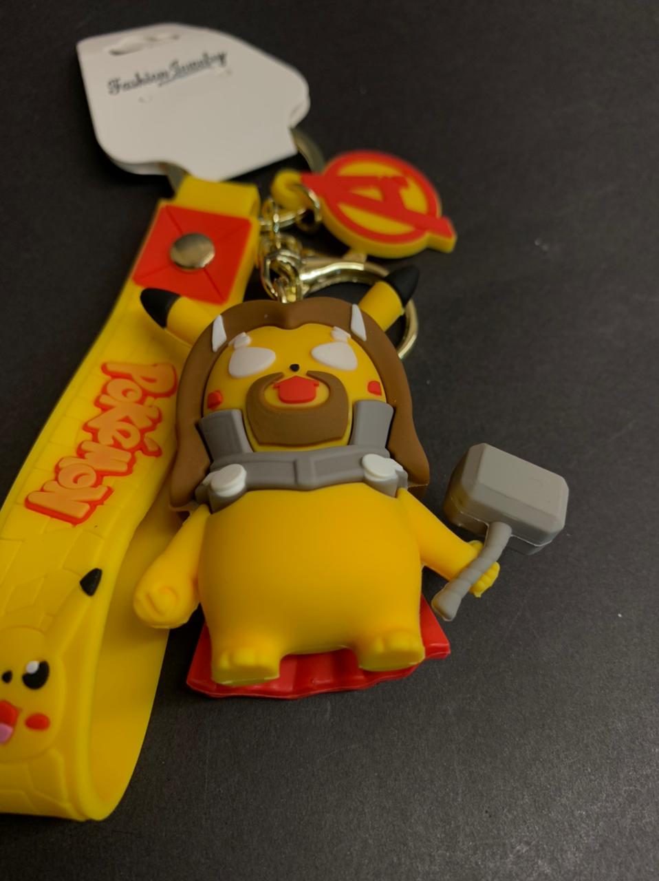 Pikachu Avengers Keychain