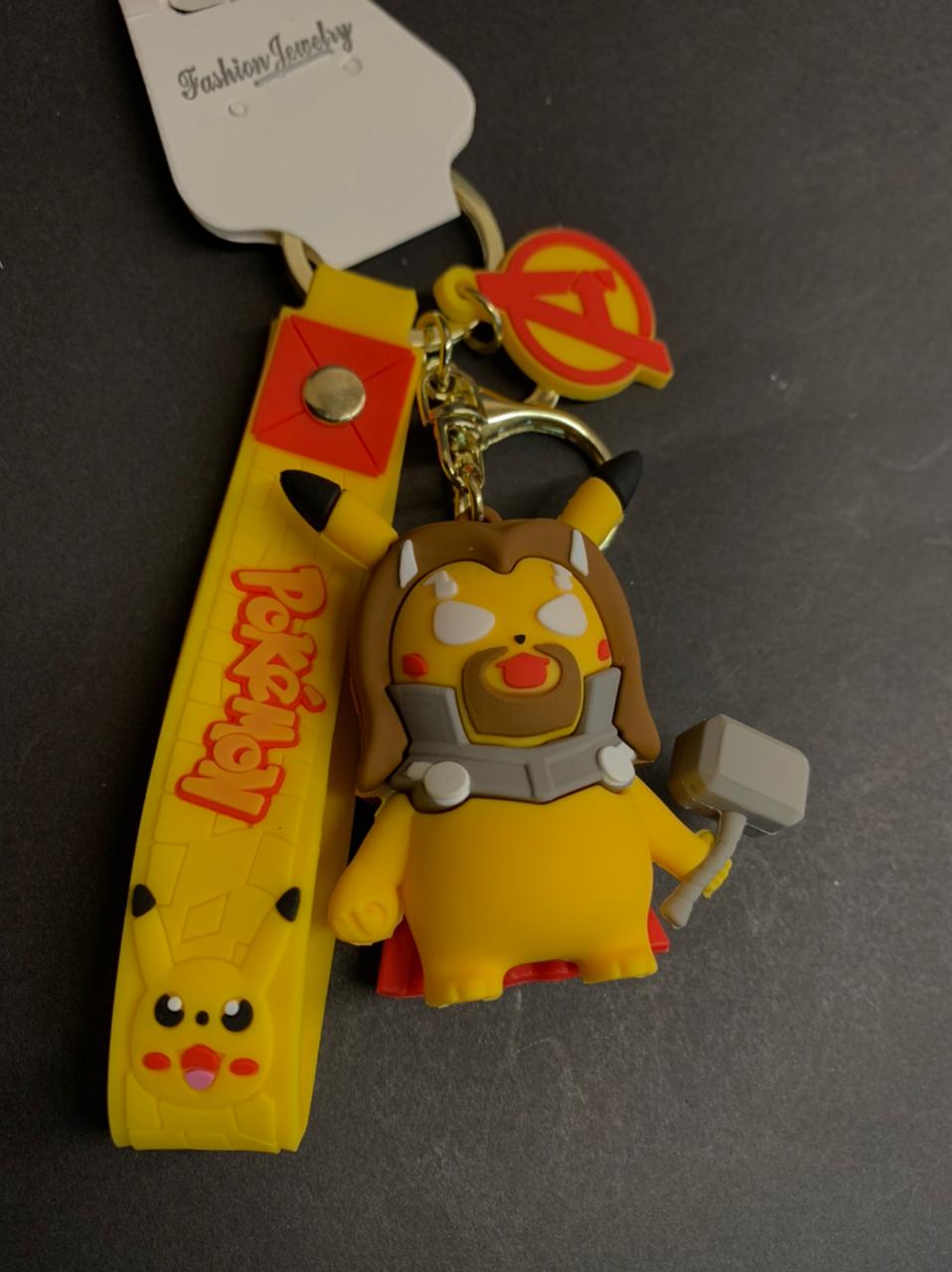 Pikachu Avengers Keychain