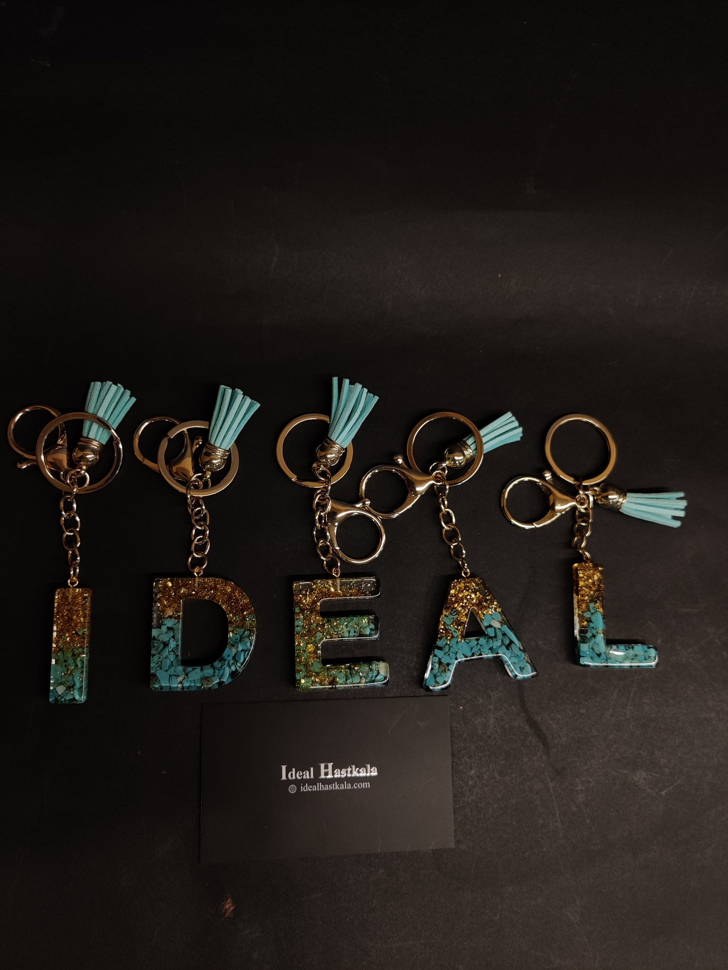 Letter Alphabet Keychain