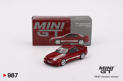 MiniGT 1:64 Nissan Skyline GT-R (R32) VeilSide Combat C-I Gem Red Diecast Model