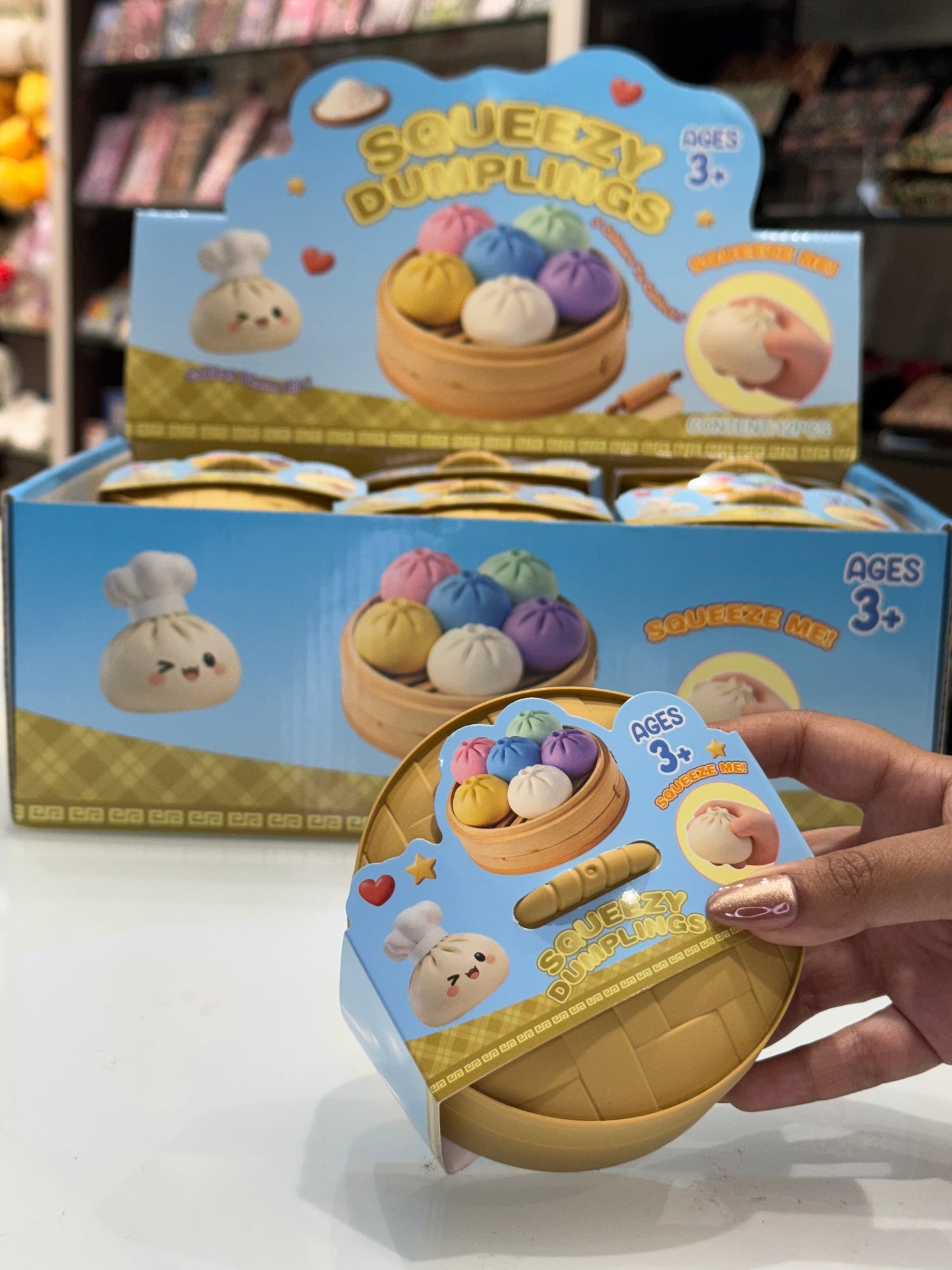 Squeezy Dumplings Squishy Fidget Toy