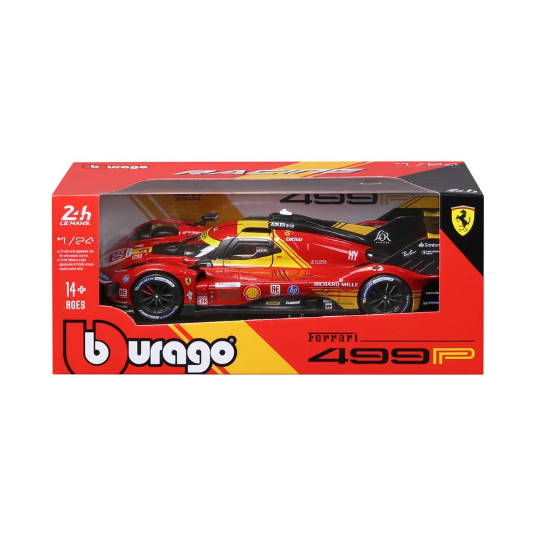 Bburago Ferrari 499P 24h Le Mans #50 1:24 Scale Diecast Model