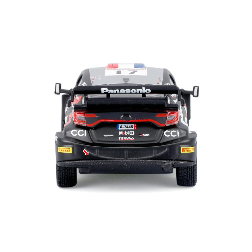 Bburago Toyota GR Yaris Rally 1 Hybrid #17 1:43 Scale Diecast Model