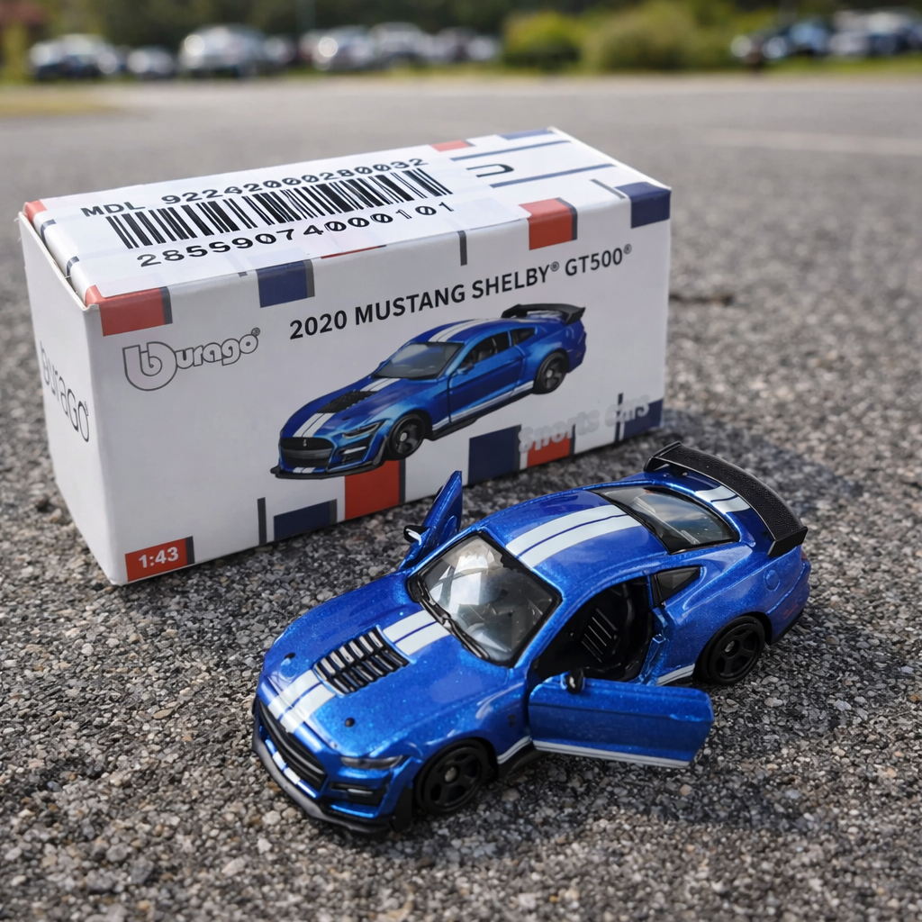 2020 Mustang Shelby GT500 Official 1:64 Scale Model Car by Bburago