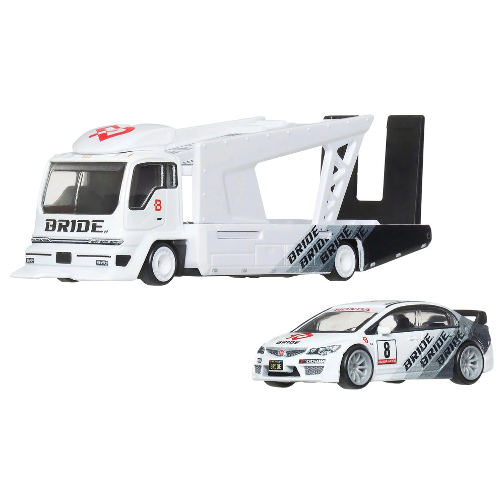 Hot Wheels Team Transport '07 Honda Civic Type R & Kousoku Hauler
