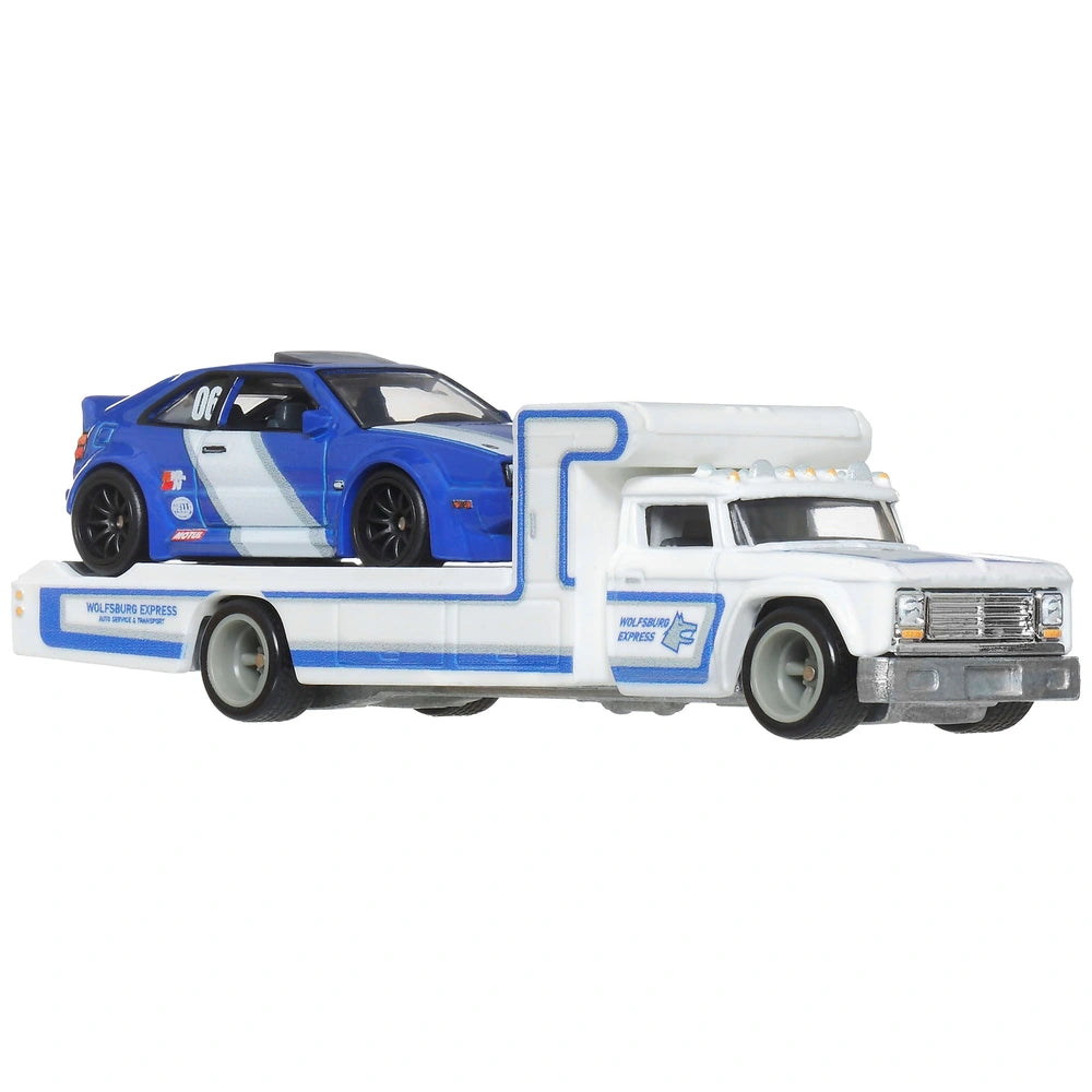 Hot Wheels Team Transport Volkswagen Corrado VR6 & Retro Rig