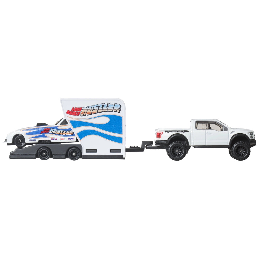 Hot Wheels Team Transport Rob'n Pinks & '17 Ford F-150 Raptor