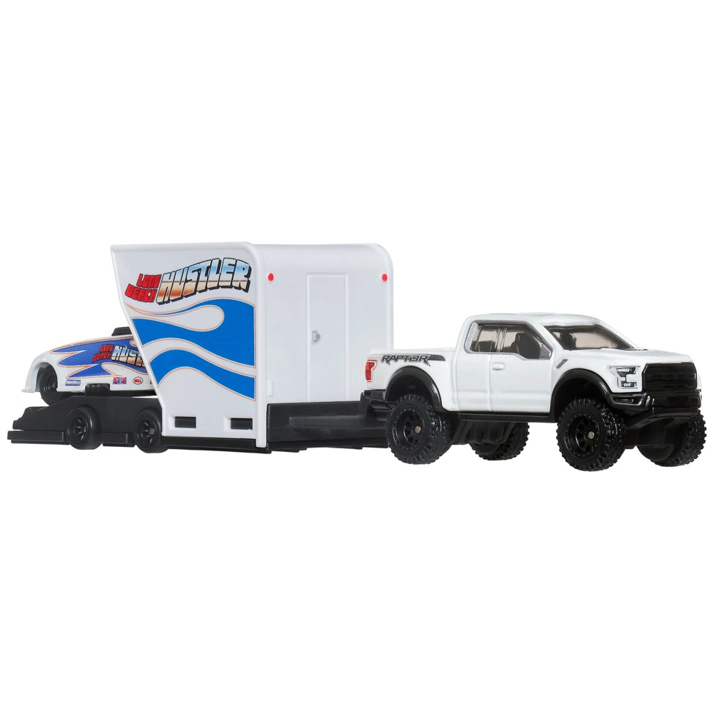 Hot Wheels Team Transport Rob'n Pinks & '17 Ford F-150 Raptor