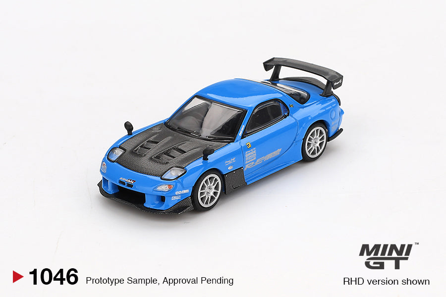 MiniGT 1:64 Mazda RX-7 RE-Amemiya 20B NA 3ROTOR-7 “Ama-san Go” Diecast Model
